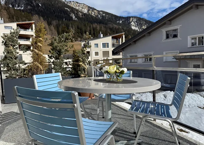 Lägenhet Stylish With Fireplace And Mountain View Lenz
