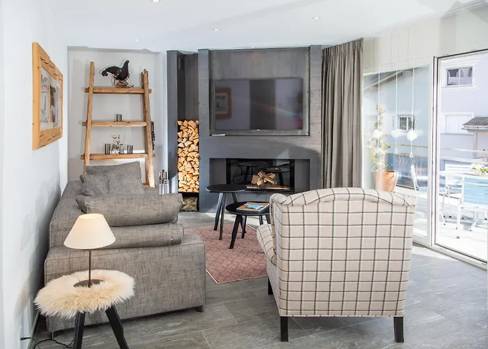 Stylish With Fireplace And Mountain View *